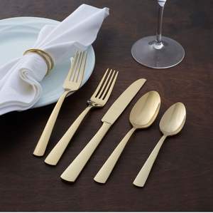 Cubiertos de mesa inspirados en la noche metropolitana, diseñados para mesas imponentes, ideales para anfitrionas confiadas y cenas de gala. - Product Image 6