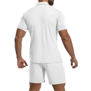 Conjunto de Camisa Casual de 2 Piezas para Hombre, Otoño, Transpirable, Ligero, 100% Algodón - Product Image 2