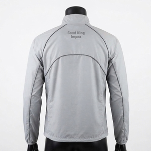 Outdoor Men <b>Lightweight</b> <b>Running</b> <b>Jacket</b> Long Sleeve Workout Breathable Windproof <b>Running</b> <b>Jacket</b> - Product Image 2