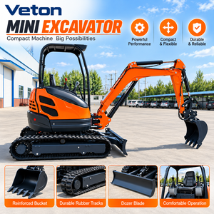 Mini-excavatrice de 1 tonne fabriquée en Chine, compacte, certifiée CE, à vendre - Product Image 1