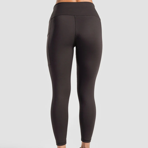 Leggings de cintura alta elásticos personalizados con efecto fruncido y realce de glúteos, espalda en V, impermeables, hasta el tobillo, para mujer, pantalones de yoga y gimnasio con cierre elástico en la cintura. - Product Image 6