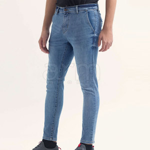 Pantalones Vaqueros para Hombre de Diseño Nuevo y Personalizado, de Alta Calidad, Color Sólido, Cómodos - Product Image 2