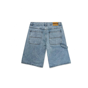Men Denim <b>Shorts</b> Oversized <b>Wide</b> <b>Leg</b> Casual Fashion Loose Fit Streetwear Y2K Light Wash 2026 Hot Sale Whisker - Product Image 4
