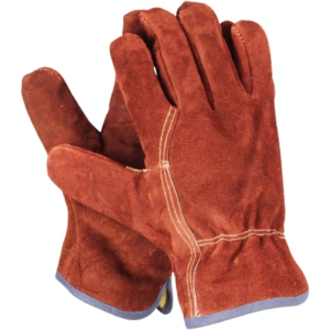 Economic Cowhide Split Leather Driving <b>Gloves</b> Long Lasting Heavy Duty Reflective Safety Work Soft Jackets Fireproof Plain - Product Image 6