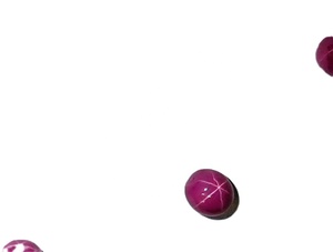 Perle de rubis étoilé rouge 10x10 mm 12 carats, perle opaque polie créée en laboratoire avec effet étoile à 6 branches pour la fabrication de bijoux - Product Image 4