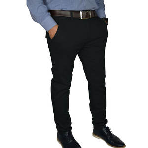 Pantalon de travail taille haute marron pour femme grande taille, coupe droite, formel et décontracté, qualité économique - Product Image 2