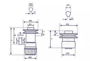 รอกปรับความเร็วได้ PA-88-12, รอกขับเคลื่อน, มอเตอร์ 0.4 กิโลวัตต์, สำหรับเครื่องบรรจุภัณฑ์, เส้นผ่านศูนย์กลางรู 12 - Product Image 5