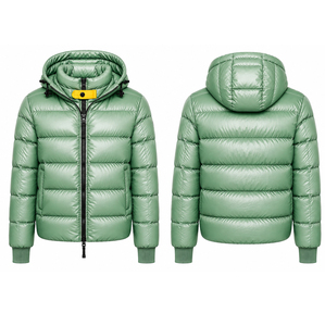 Veste d'hiver chaude pour homme, style streetwear, doudoune matelassée personnalisée en polyester pour homme, vente en gros - Product Image 5