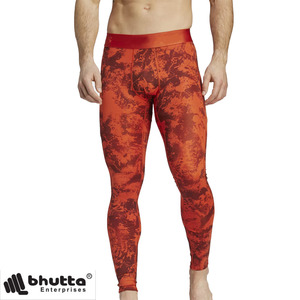 Leggings de Compresión para Hombre con Estampado Abstracto de Camuflaje Rojo, Pantalones Ajustados para Fitness, Gimnasio y Entrenamiento, Ropa de Compresión - Product Image 1