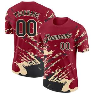 Camiseta de Baloncesto Sublimada Personalizada, Cuello Redondo, Manga Corta, Estampado de Camuflaje, Poliéster que Absorbe la Humedad, Unisex, Nombre del Equipo 00 - Product Image 1