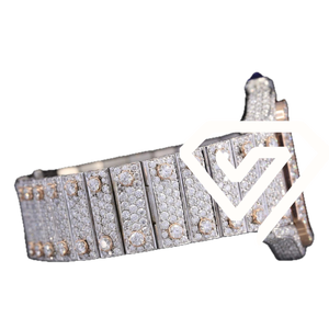 41MM Skeleton Automatic Moissanite Diamond Watch Full Pave Iced Out Luxury Mechanical Watch for Men - Product Image 2