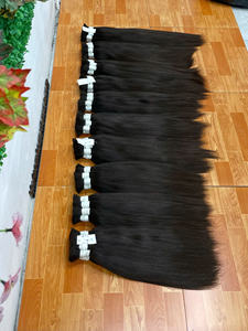 Extensions de cheveux vierges non traités du Vietnam, en vrac, lisses et bouclés, 100g, doux et brillants - Product Image 5