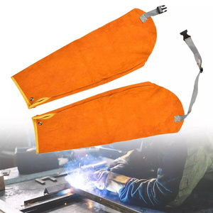 European High Quality Baking <b>Mats</b> Work Sleeves Easy to Use Pu Leather <b>Fire</b> Resistant Heavy Duty Arm Protection Workwear - Product Image 4