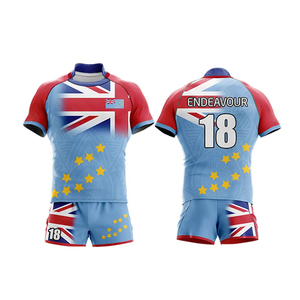 Conjunto de Camiseta de Fútbol Sublimada para Hombre Endeavour, Estampado de Bandera Personalizado, Uniforme de Manga Corta Ajustado que Absorbe la Humedad, para Adultos, Todas las Temporadas - Product Image 1