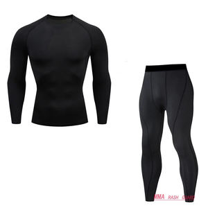 Tenue d'entraînement MMA 2 pièces pour homme 2026 OEM – Ensemble de sport Rash Guard à manches longues, imprimé sur mesure, respirant et séchage rapide - Product Image 5