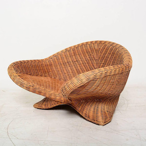 Silla de meditación Lotus, sillas de suelo de ratán natural trenzadas a mano para relajarse y practicar yoga - Product Image 2