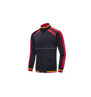 Chaqueta de Fútbol Transpirable de Alta Calidad al por Mayor, Chaqueta de Entrenamiento de Invierno para Clubes de Fútbol con Logotipo Personalizado y Colores Personalizados