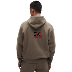 Sudadera con Capucha Personalizada para Hombre, Tejido Waffle Gris |   Sudadera informal de manga larga con puños y dobladillo acanalados |   Aplicación de Marca Privada OEM - Product Image 6