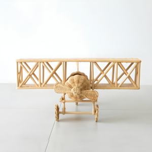 Hélicoptères en rotin tressé faits à la main pour enfants, prix de gros, jouets hélicoptères en rotin, décoration de chambre d'enfant - Product Image 3