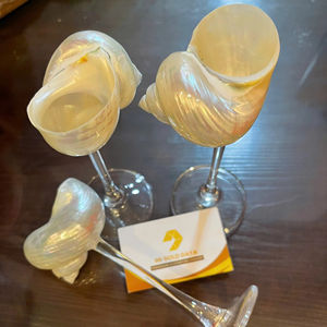 Copas de Concha Marinha, Copas de Vino de Concha Natural, Copas de Concha para Picnics, Fiestas, Cumpleaños, Regalos de Boda - Product Image 5