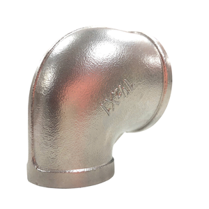 ข้อต่อเหล็กกล้าไร้สนิม 90 องศา ประสิทธิภาพสูง ลดขนาดเกลียว ผลิตด้วยเทคนิคการหล่อหลากหลาย พร้อมโลโก้สั่งทำพิเศษ บรรจุภัณฑ์เรียบเนียน - Product Image 1