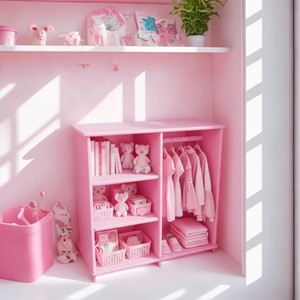 Home Furniture Casual Vietnam Children Room Play Areas Reading Corner American <b>Pine</b> Plywood Durable Smooth Edge Cabinet - Product Image 5