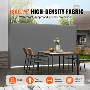 Tenda Laterale Retrattile 71FT X 138FT, Schermo Privacy per Esterni in Poliestere 180g Impermeabile, Protezione UV 30+ con Materiale in PC - Product Image 2