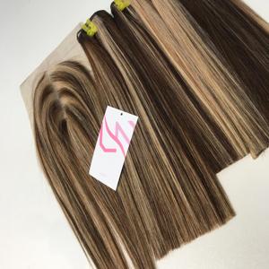 Venta al por mayor 100% Vietnamita Hueso Recto Cabello crudo Super Calidad Cabello Remy Color claro Piano Super Calidad a precio - Product Image 2