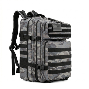 80L Lightweight Dual-Shoulder Zipper Large Capacity Breathable Camouflage Design <b>Waterproof</b> Outdoor Hiking Leisure Polyester - Product Image 6