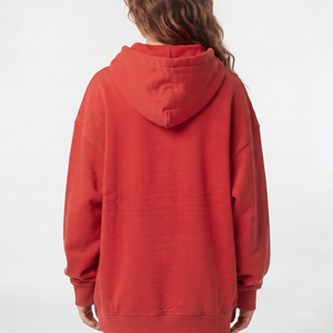 Sudadera con capucha personalizada para mujer, con cremallera completa, hombros caídos, estilo oversize, de algodón premium de alto gramaje, estilo casual urbano - Product Image 3