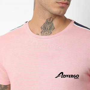 Camiseta de primera calidad para hombre, corte holgado, estampada, 100% algodón, contraste de color, mejor material, camiseta para hombre al por mayor - Product Image 4