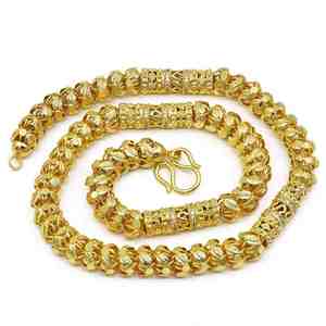 Collares de Cadena para Hombre al por Mayor, Chapados en Oro de 14K, 18K, 24K, Estilo Holo, Diseño Moderno - Product Image 3