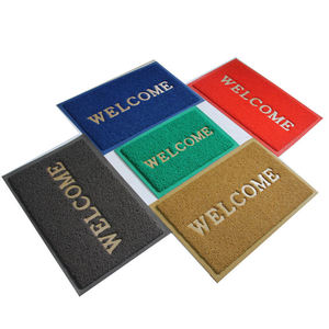 Paillasson d'entrée de bienvenue en PVC et fibre de coco, durable et robuste, vente en gros - Product Image 1