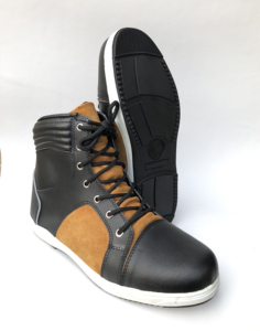 <b>Brown</b> & Black Denim Wear Shoes Latest Fashion Wear Shoes Original Leather Sneakers <b>Lace</b> Up Shoes - Product Image 2