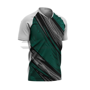 JAMEZ SPORTS Camisetas Unisex de Manga Corta con Cuello en V, 100% Algodón, Transpirables, de Secado Rápido y Antibacterianas - Cada Latido del Corazón Cuenta con un Espíritu de Juego - Product Image 4