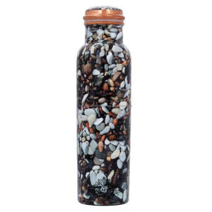 Bouteille d'eau en cuivre tendance, design écologique, logo personnalisé, bouteille unisexe pour améliorer la santé, extraordinaire - Product Image 1