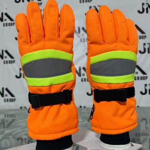 Guantes de Cuero para Bomberos, Resistentes, Industriales, Reforzados, para Soldadura, con Protección para Brazos y Manos - Product Image 2