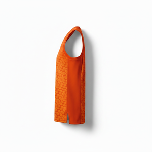 Maillot de basketball personnalisé d'été réversible sans manches en mesh, avec logo frontal, séchage rapide, grande taille, respirant - Product Image 3