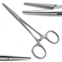 Handgereedschap Muggenforceps Staal Handmatig Huisdierharenklem Visserij Klemtang Epilatiegereedschap Gebogen Rechte Punt 12,5 16 18cm
