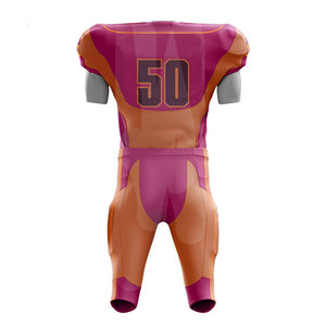 Uniformes de Fútbol Americano de Poliéster de Alta Calidad, Diseños Personalizados, Impresión Transpirable, Venta en Línea - Product Image 3
