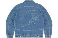 Ensemble de survêtement unisexe 2 pièces en jean, 100 % coton respirant, délavé à l'acide, léger, design 2-en-1, couleurs personnalisables