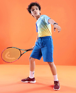 Shorts en molleton de coton personnalisés pour enfants, vêtements de loisirs d'extérieur, coupe décontractée pour garçons. - Product Image 2