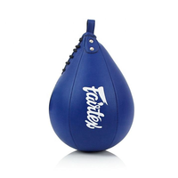 Sac de frappe lourd Fairtex, ballon de vitesse en cuir PU, écologique, rapide, bleu et jaune, personnalisé, pour l'entraînement de boxe, utilisation universelle
