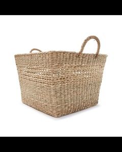 ตะกร้าสานจากหญ้าทะเลทรงสี่เหลี่ยม ฐานเอียง ตะกร้าเก็บของทำมือ ขายส่ง เป็นมิตรกับสิ่งแวดล้อม ผลิตในเวียดนาม - Product Image 5