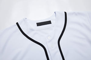 Livraison rapide, impression personnalisée, chemises de baseball unies, tenue de baseball personnalisée, maillot de baseball pour hommes, sublimation, prix bas, maillot de baseball - Product Image 6