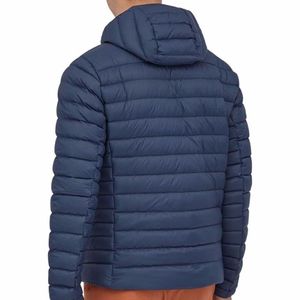 Fully Customized Men's Waterproof Canvas Puffer <b>Jackets</b> Polyester Wadding Filled Winter DDP Shipping - Product Image 2