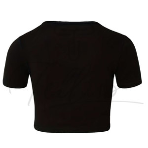 Top Corto de Mujer con Pedrería, Nuevo, Elegante, Transpirable, Diseño Único, Venta al Por Mayor, para Venta en Línea - Product Image 3