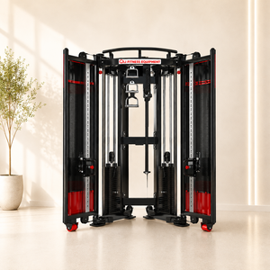 QLI QFST085 Appareil de musculation pliable pour épaules et jambes en acier inoxydable, usage commercial, prêt pour l'expédition directe d'usine - Product Image 1