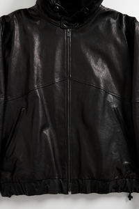 Sudadera con Capucha de Punto Sólido Estilo Gótico Vintage de Cuero Negro para Hombre, Sudadera con Capucha Extra Grande, con Bolsillo Delantero, Ropa Casual de Invierno - Product Image 5