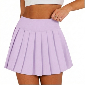 Falda plisada de cintura alta para mujer, ideal para patinaje artístico, golf, tenis, tenis de mesa, hockey sobre césped y lacrosse. - Product Image 2